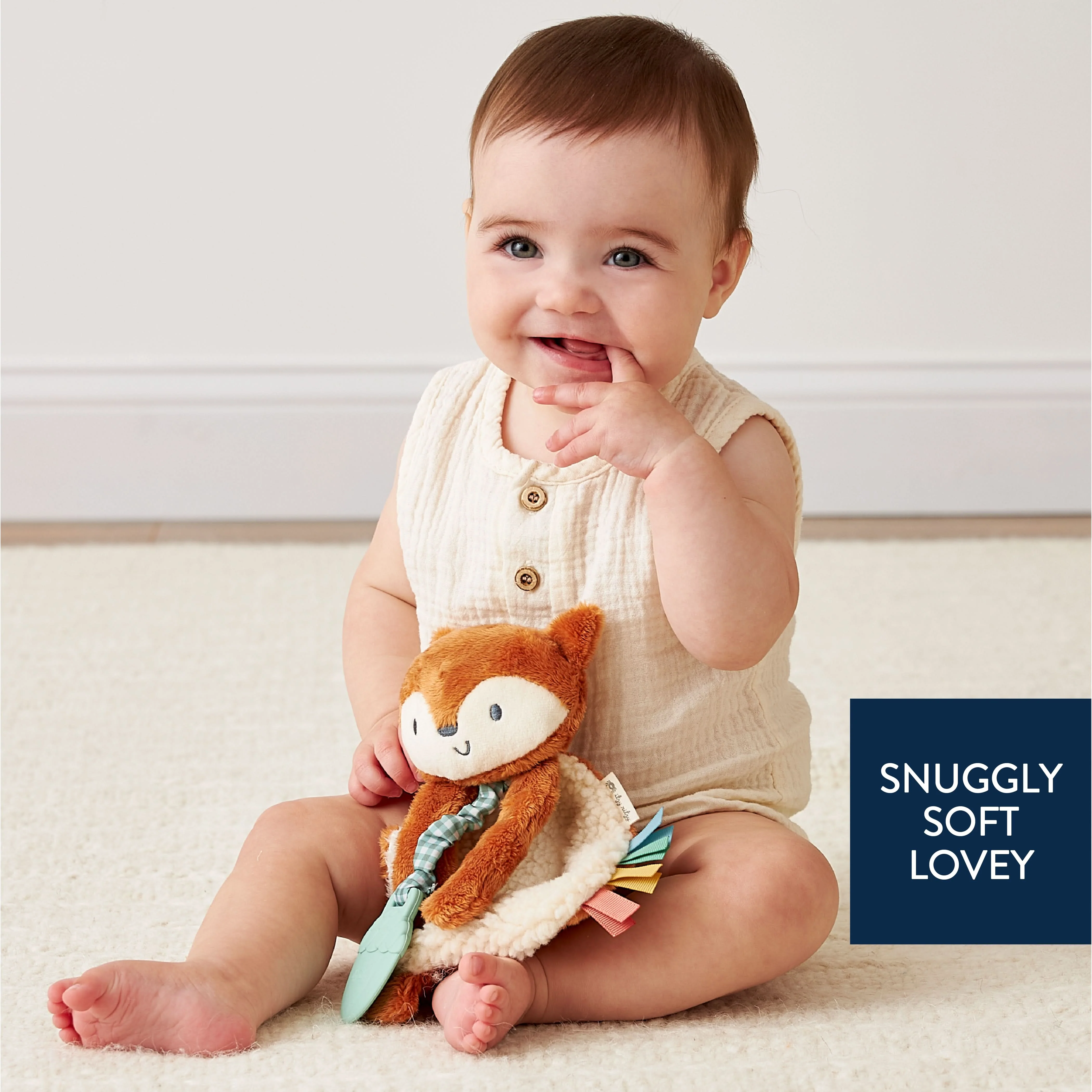 Babylist x Itzy Lovey™ Plush and Teether Toy - Image 6