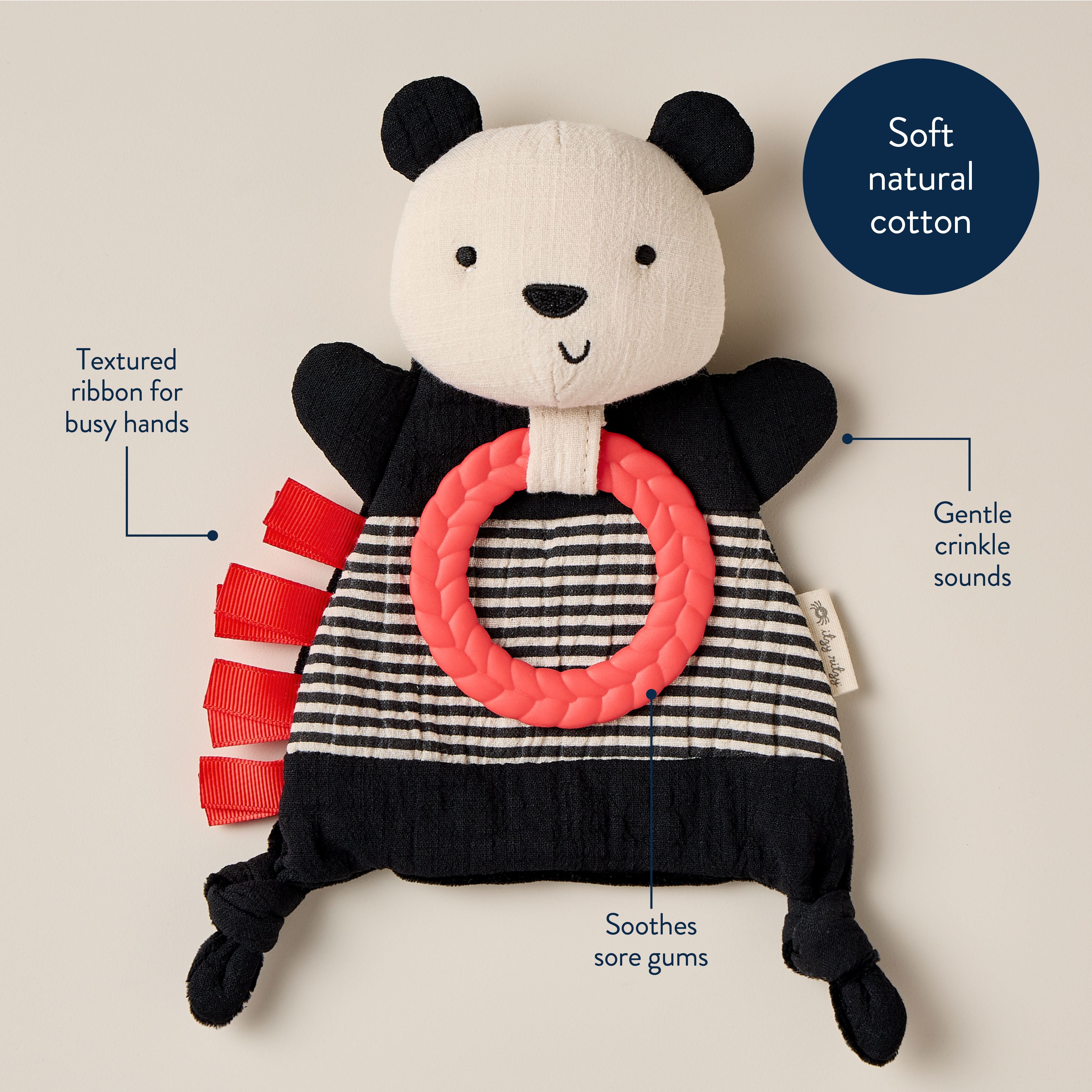 Bitzy Crinkle™ Sensory Crinkle Toy with Teether - Image 9
