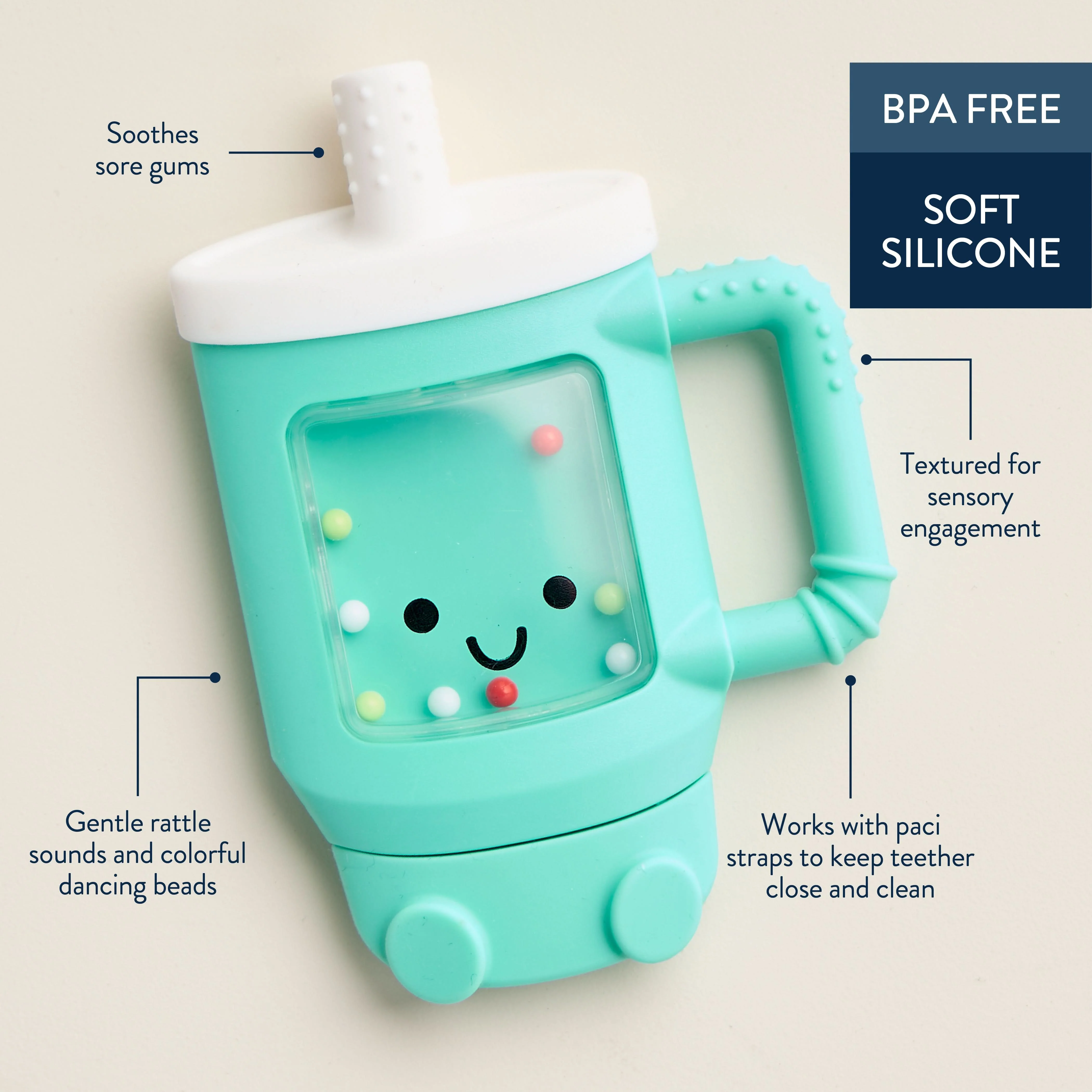 Bitzy Shake Plus™ Rattle & Teether - Image 17