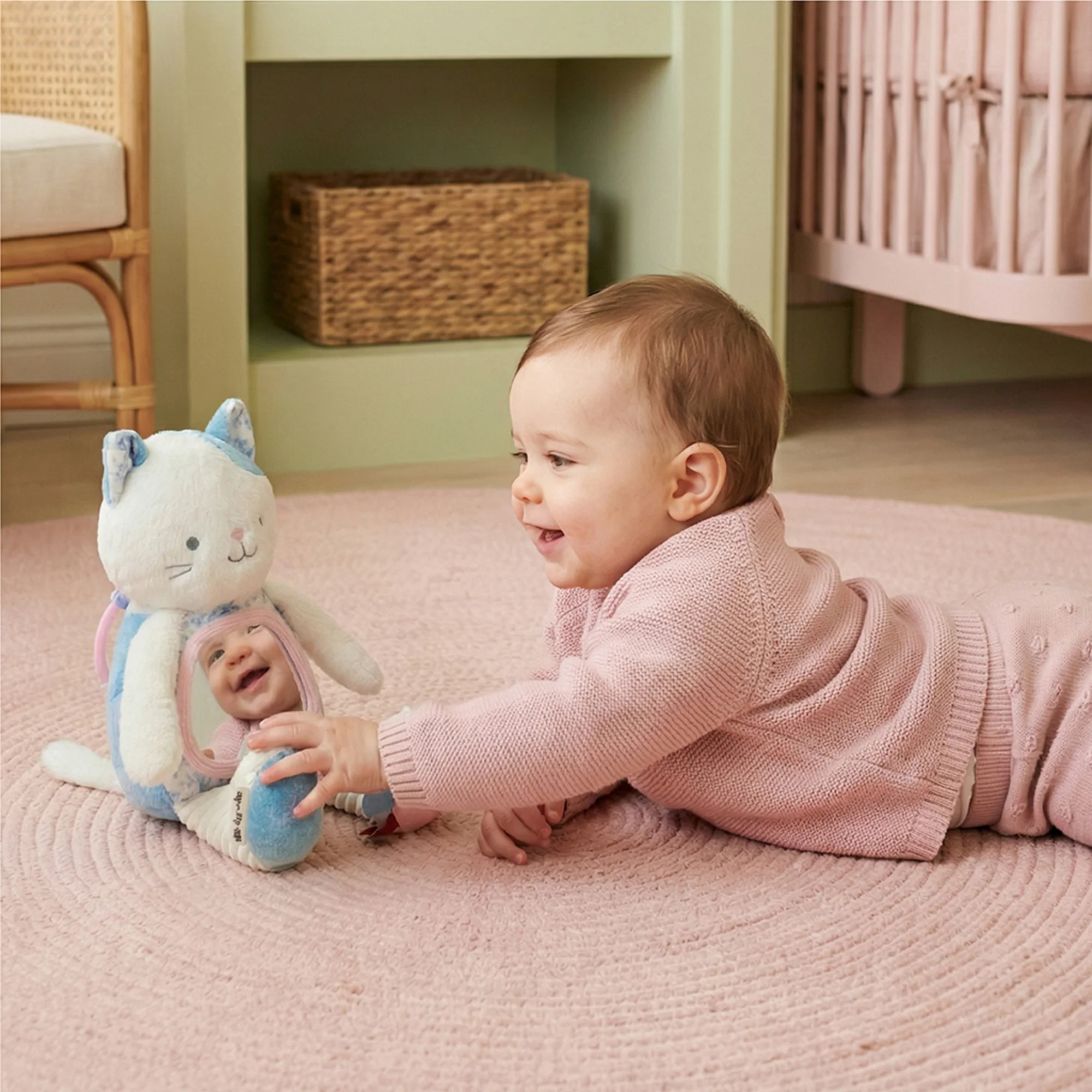 Itzy Bitzy Mirror™ Sensory Tummy Time Mirror - Image 23