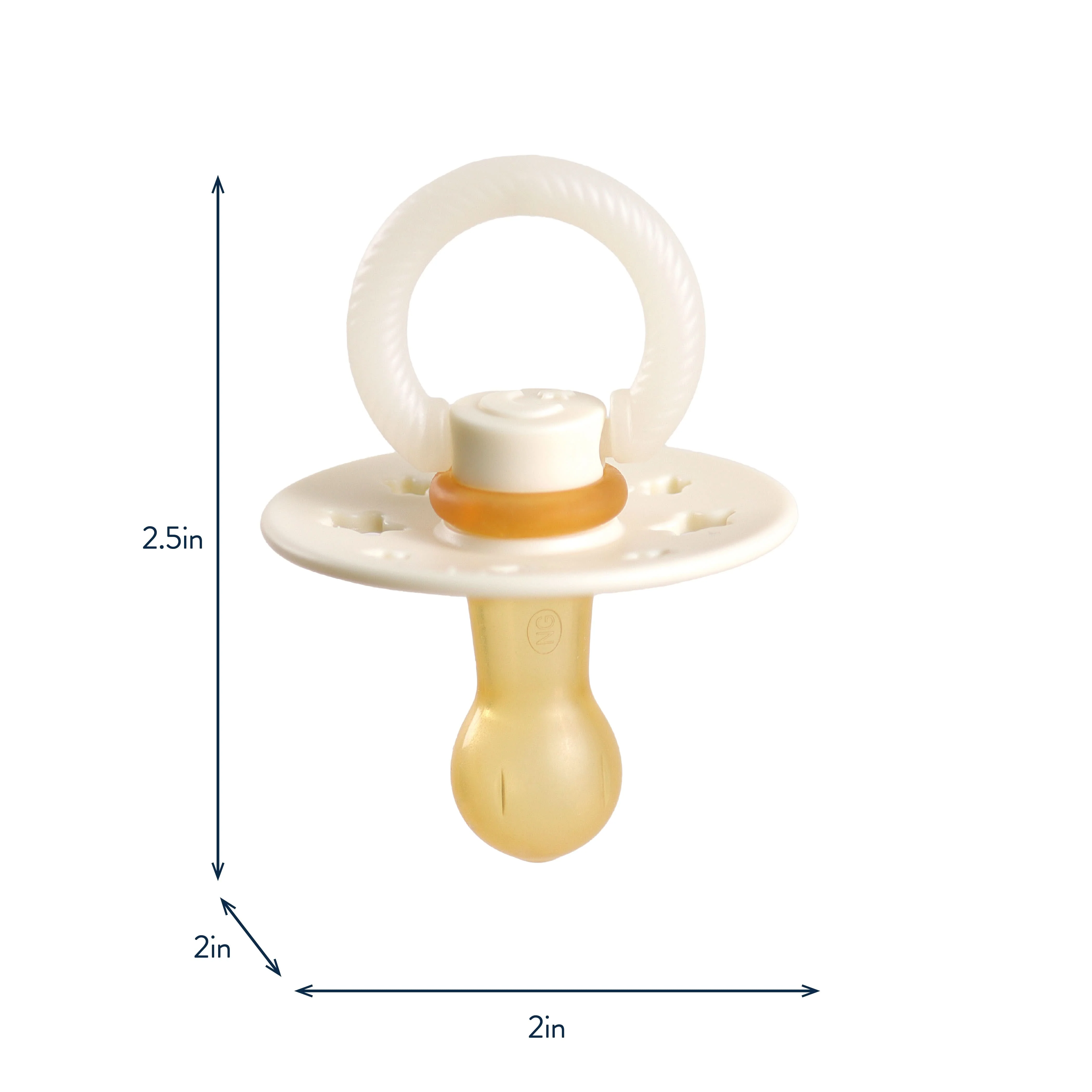 Itzy Soother™ Glow in the Dark Natural Rubber Pacifier - 6-18M - Image 7