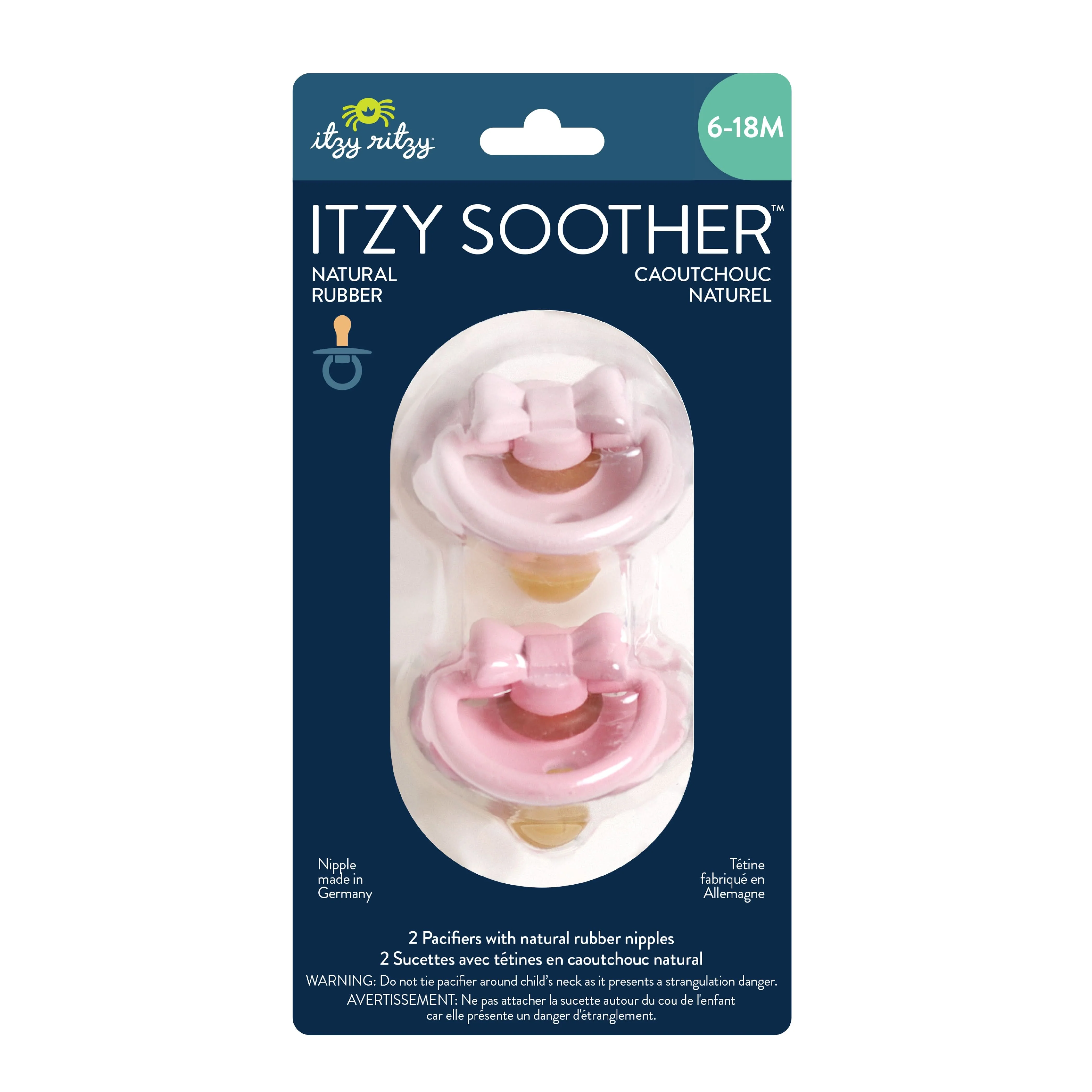 Itzy Soother™ Natural Rubber Pacifier - 6-18M - Image 7
