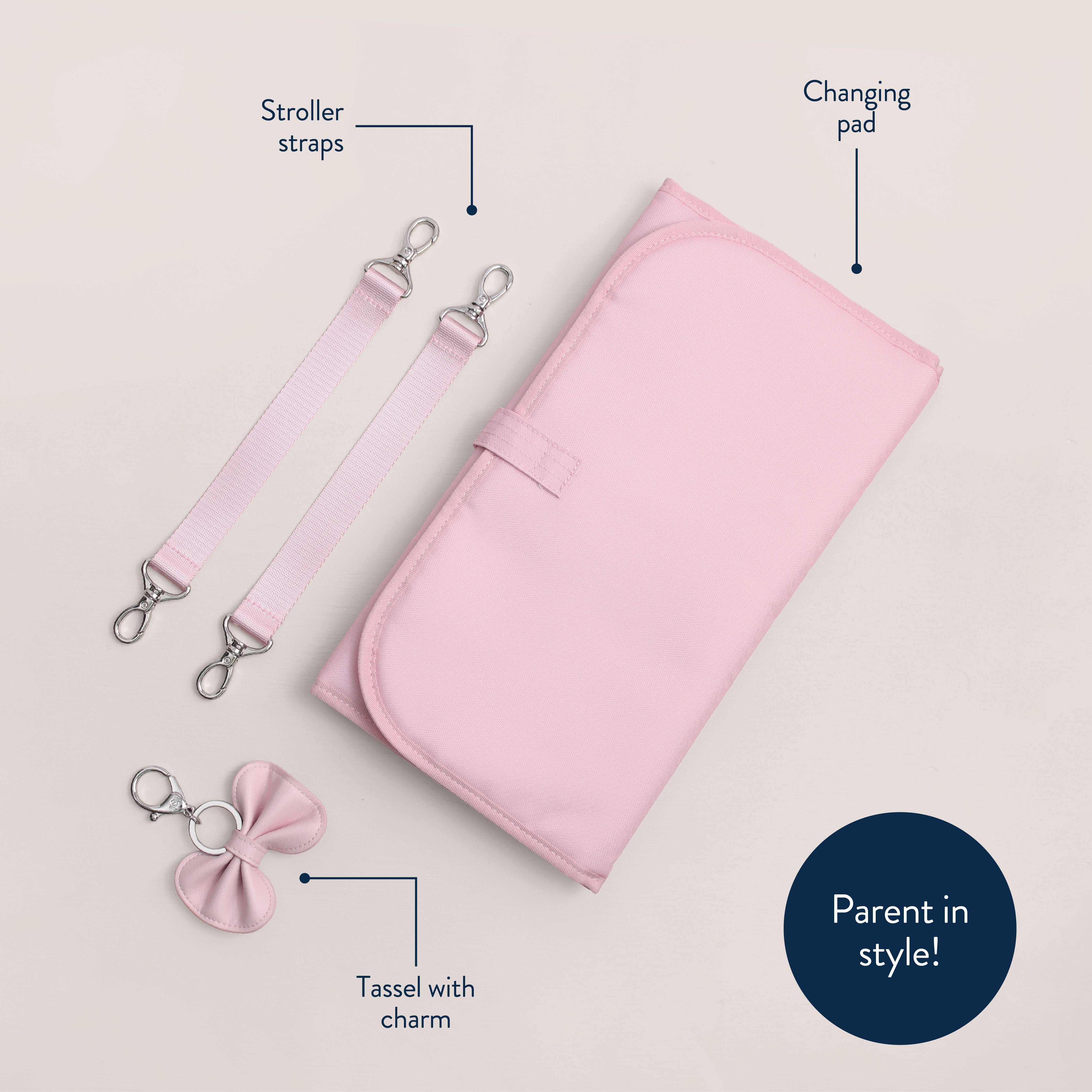 Ribbons & Roses & Teddy Blue Diaper Bag Bundle - Image 19