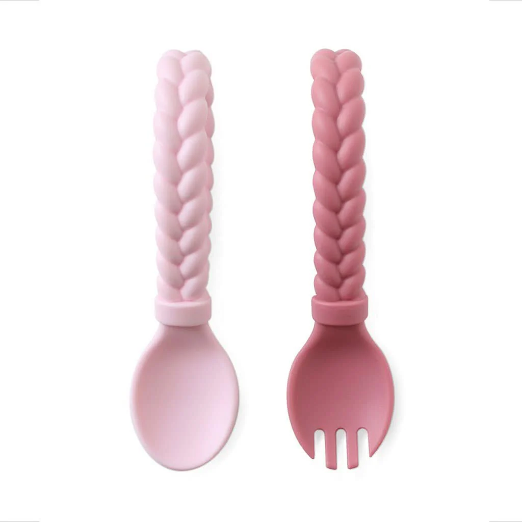 Sweetie Spoons™ - Silicone Baby Fork + Spoon Set - Image 9